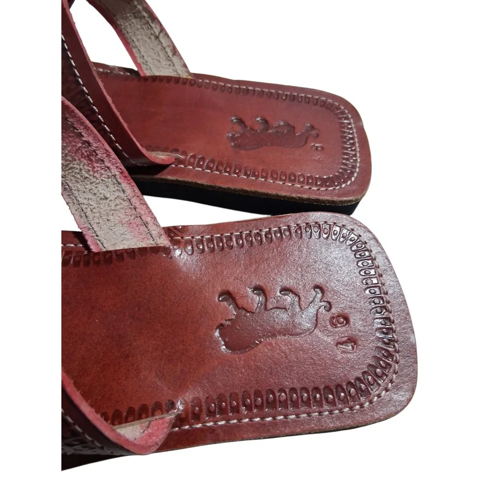 Maasai Hand Crafted Leather Men's size 12 (46) African Summer Heat Beach Sandals